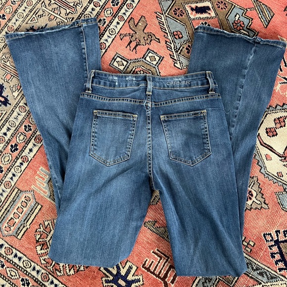 LF /CARMAR distressed flare jeans size 27 - Picture 3 of 7